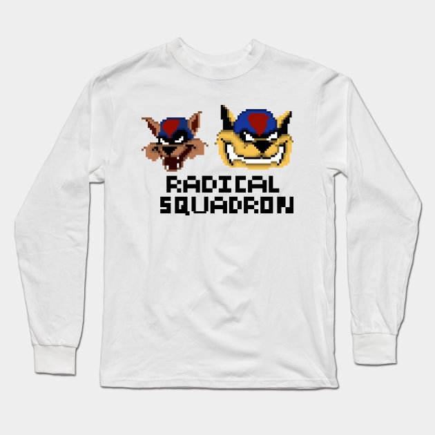 "Radical Squadron" Long Sleeve T-Shirt by ShatteredPixels